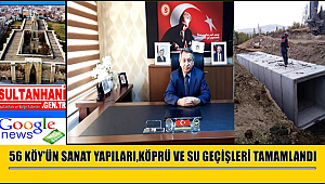 AKSARAY'DA 56 KÖY'ÜN SANAT YAPILARI,KÖPRÜ VE SU GEÇİŞLERİ TAMAMLANDI