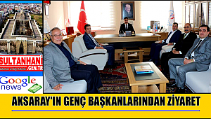 AKSARAY'IN GENÇ BAŞKANLARINDAN, GENÇLİK HİZMETLERİ VE SPOR İL MÜDÜRÜ ALKAN’A ZİYARET