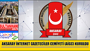 AKSARAY İNTERNET GAZETECİLER CEMİYETİ (AİGC) KURULDU