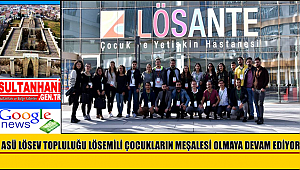 ASÜ LÖSEV TOPLULUĞU LÖSEMİLİ ÇOCUKLARIN MEŞALESİ OLMAYA DEVAM EDİYOR