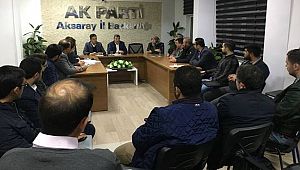 BAŞKAN ALTINSOY, AK PARTİ MERKEZ İLÇE YÖNETİM KURULU TOPLANTISINA KATILDI