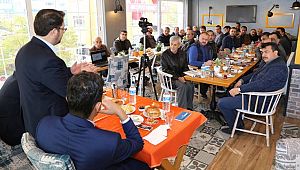 BAŞKAN YAZGI, KAPALI ÇARŞI ESNAFLARIYLA BULUŞTU