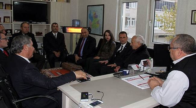 İYİ PARTİ AKSARAY İL YÖNETİMİNDEN AKSARAY İNTERNET GAZETECİLER CEMİYETİNE ZİYARET