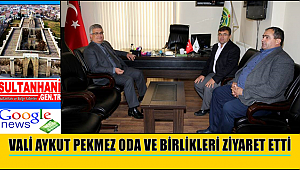 VALİ AYKUT PEKMEZ DAMIZLIK KOYUN KEÇİ YETİŞTİRİCİLER BİRLİĞİNİ ZİYARET ETTİ