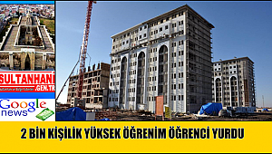 AKSARAY'DA 2 BİN KİŞİLİK YÜKSEK ÖĞRENİM ÖĞRENCİ YURDU İNŞAATI DEVAM EDİYOR