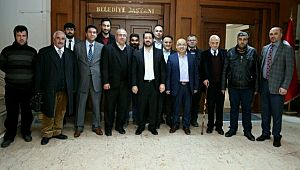 AKSARAY İNTERNET GAZETECİLER CEMİYETİNDEN BAŞKAN YAZGI'YA ZİYARET