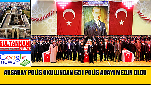AKSARAY POMEM DEN 651 POLİS ADAYI MEZUN OLDU