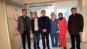 BAŞKAN ALTINSOY, HASTA VE HASTA YAKINLARINI ZİYARET EDİYOR