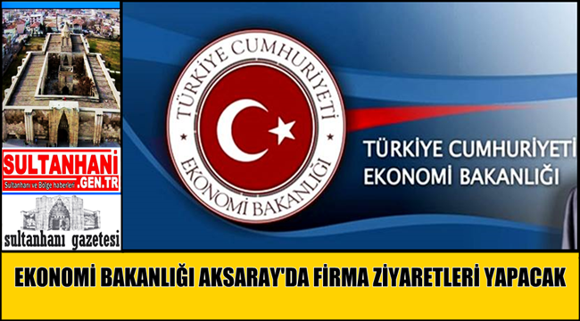 EKONOMİ BAKANLIĞI AKSARAY'DA FİRMA ZİYARETLERİ YAPACAK
