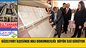 GÜZELYURT İLÇESİNDE HALI DOKUMA VE UYGULAMALI GİRİŞİMCİLİK EĞİTİMLERİ BÜYÜK İLGİ GÖRDÜ