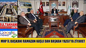 MHP İL BAŞKANI RAMAZAN KAŞLI DAN BAŞKAN YAZGI'YA ZİYARET