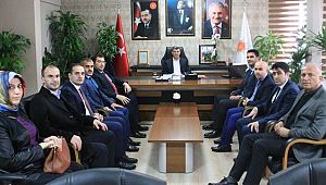 SAĞLIK CAMİASINDAN, İL BAŞKANI ALTINSOY’A ZİYARET