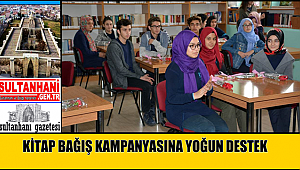 AKSARAY'DA KİTAP BAĞIŞ KAMPANYASINA YOĞUN DESTEK