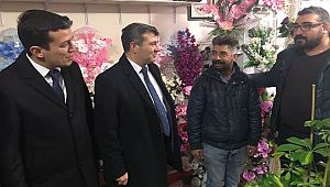 AKSARAY'IN GENÇ BAŞKANLARI CUMA NAMAZI ÖNCESİ ESNAFLARI ZİYARET ETTİLER