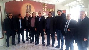 AKSARAY TARIM PLATFORMU ÜYELERİ, MHP AKSARAY İL BAŞKANI RAMAZAN KAŞLI'YI ZİYARET ETTİLER
