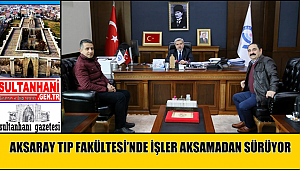 AKSARAY TIP FAKÜLTESİ’NDE İŞLER AKSAMADAN SÜRÜYOR