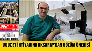 UCUZ ET İHTİYACINA AKSARAY'DAN ÇÖZÜM ÖNERİSİ