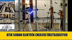 ATIK SUDAN ELEKTRİK ENERJİSİ ÜRETİLEBİLİYOR