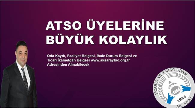 ATSO BAŞKANI KOÇAŞ 'TEKNOLOJİDE İLERLİYOR, GELECEK TÜRKİYE’NİN SANAYİ KENTİNİ AKSARAY’DA İNŞA EDİYORUZ'