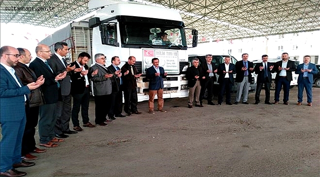 AKSARAY'DAN AFRİN'DEKİ SAVAŞ MAĞDURLARINA 10. İYİLİK TIRI DA YOLA ÇIKTI
