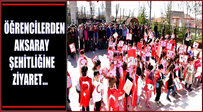 ÖĞRENCİLERDEN AKSARAY ŞEHİTLİĞİNE ZİYARET