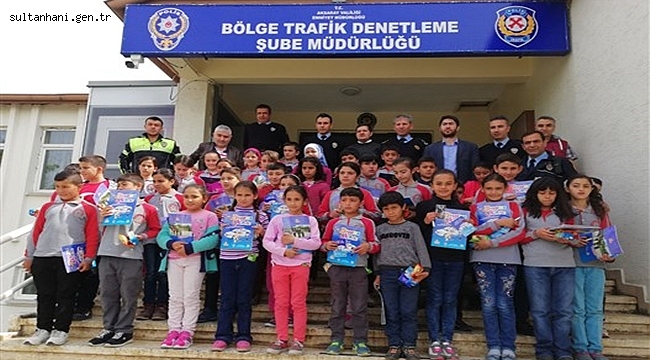  10 NİSAN POLİS HAFTASINDA ÖĞRENCİLERDEN BÖLGE TRAFİK DENETLEME ŞUBE MÜDÜRLÜĞÜNE ANLAMLI ZİYARET.