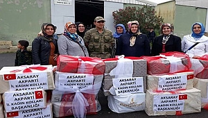 AK KADINLAR SINIRIN SIFIR NOKTASINDA MEHMETÇİKLE BULUŞTU-Aksaray haber