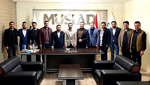 AK PARTİ GENÇLİK KOLLARINDAN, GENÇ MÜSİAD’A ZİYARET