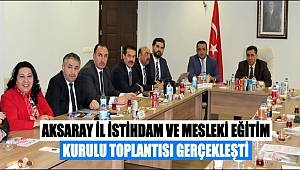 AKSARAY'DA İLK KEZ NEET ÇALIŞMASI YAPILDI