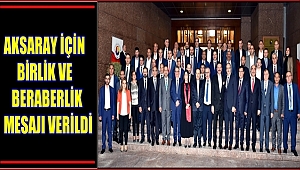 ANKARA'DA BİRLİK BERABERLİK MESAJI VERİLDİ