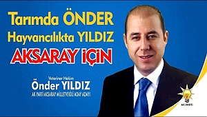 ÖNDER YILDIZ AKSARAY AK PARTİDEN ADAY ADAYLIĞINI AÇIKLADI