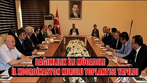 AKSARAY'DA BAĞIMLILIK İLE MÜCADELE İL KOORDİNASYON KURULU TOPLANTISI YAPILDI '2018 MAYIS'
