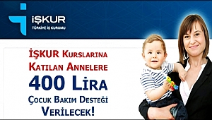AKSARAY İŞ-KUR MÜDÜRLÜĞÜ 'ÇALIŞAN ANNELERE 400 TL BAKIM DESTEĞİ'
