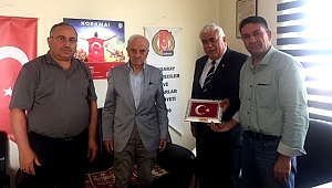 İsrafil Aktürk Celil Acar'ı Cemiyette Ziyaret Etti