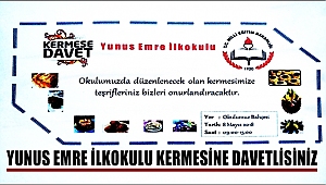 SULTANHANI YUNUS EMRE İLKOKULU KERMESİNE DAVETLİSİNİZ