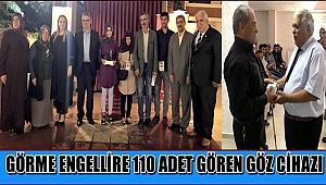 AKSARAY’DAKİ GÖRME ENGELLİ KARDEŞLERİMİZE 110 ADET GÖREN GÖZ CİHAZI