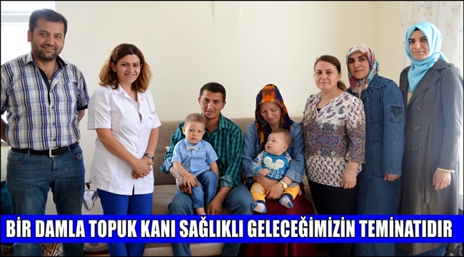 BİR DAMLA TOPUK KANI SAĞLIKLI GELECEĞİMİZİN TEMİNATIDIR