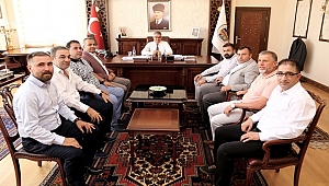 TİCARET VE SANAYİ ODASI YENİ YÖNETİMİNDEN VALİ AYKUT PEKMEZ’E ZİYARET
