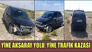 YİNE AKSARAY YOLU, YİNE TRAFİK KAZASI 1 YARALI