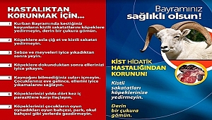 BAYRAMINIZ ZEHİR OLMASIN, KİST HİDATİK HASTALIĞINDAN KORUNUN!