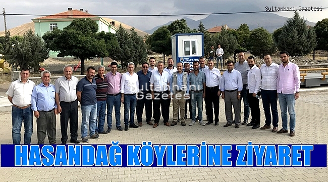 AKSARAY AK HEYET HASANDAĞI KÖYLERİNİ ZİYARET ETTİLER