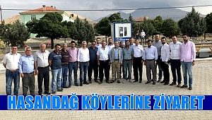 AKSARAY AK HEYET HASANDAĞI KÖYLERİNİ ZİYARET ETTİLER