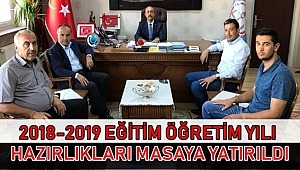AKSARAY'DA 2018-2019 EĞİTİM ÖĞRETİM YILI HAZIRLIKLARI MASAYA YATIRILDI
