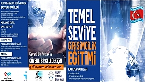 AKSARAY'DA YENİ TEMEL SEVİYE GİRİŞİMCİLİK KURSU