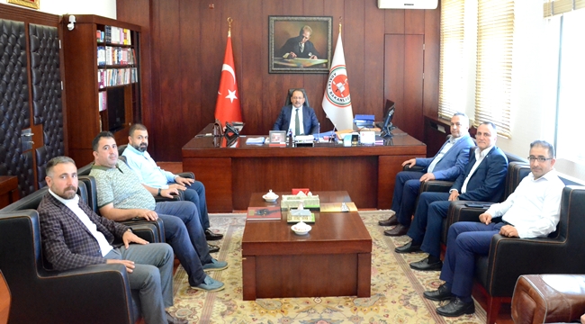 ATSO HEYETİNDEN AKSARAY ADLİYESİNE ZİYARET