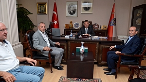 KAPALI ÇARŞI ESNAFINDAN AKSARAY EMNİYET MÜDÜRÜ ALİ KARABAĞ’A TEŞEKKÜR ZİYARETİ