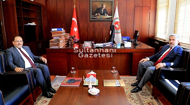 REKTÖR ŞAHİN'DEN CUMHURİYET BAŞSAVCISI CANSEVER’E “HAYIRLI OLSUN” ZİYARETİ