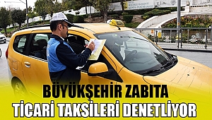 Konya Büyükşehir Zabıta Ticari Taksileri Denetliyor