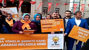 AKSARAY AK KADINLAR 'KADINA ŞİDDETE HAYIR' YÜRÜYÜŞÜ YAPTILAR