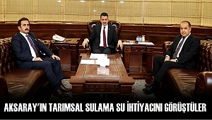 CENGİZ AYDOĞDU, TARIM VE ORMAN BAKANI BEKİR PAKDEMİRLİ İLE BİR ARAYA GELDİ